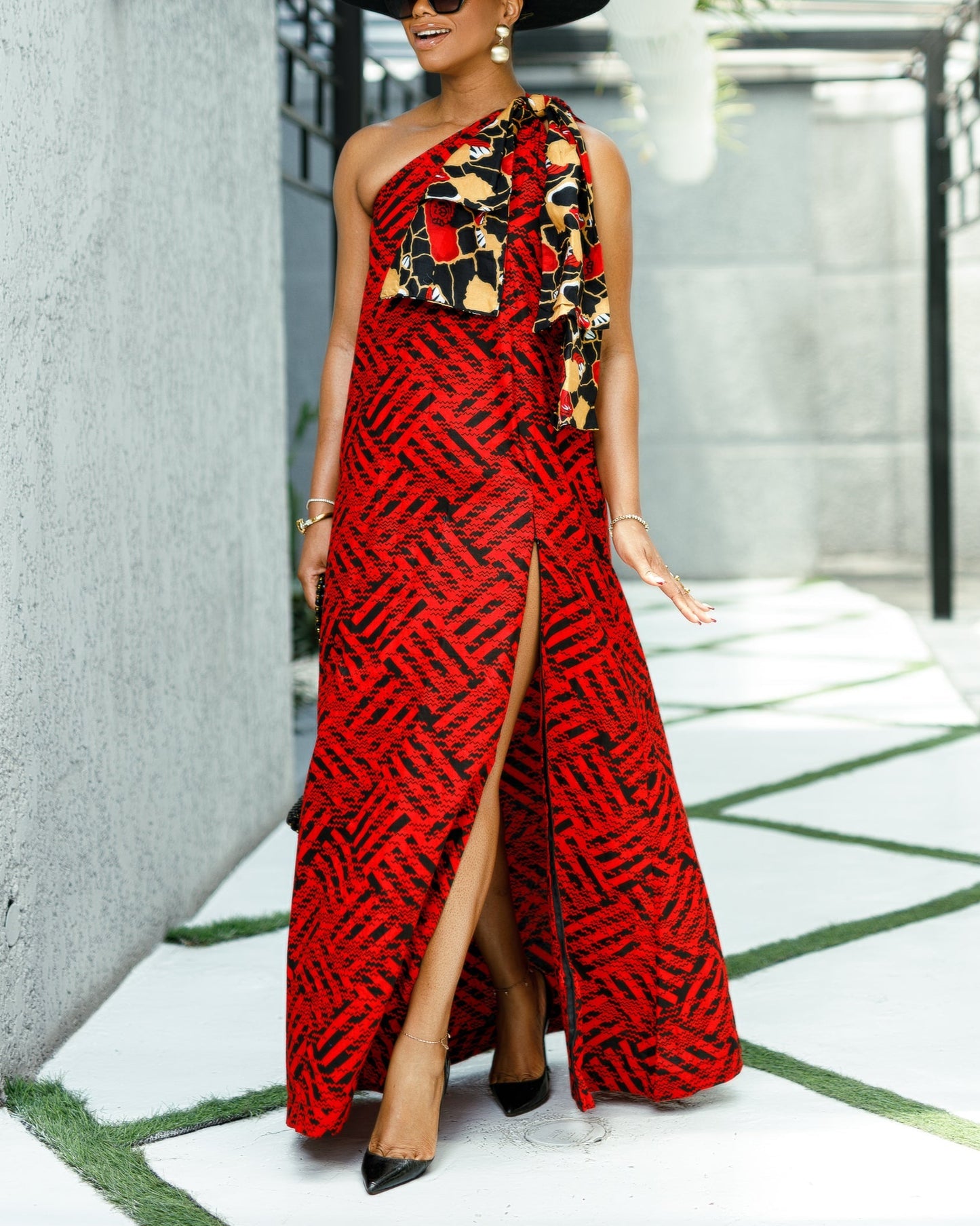 Women's Casual Print Sleeveless Maxi Dress