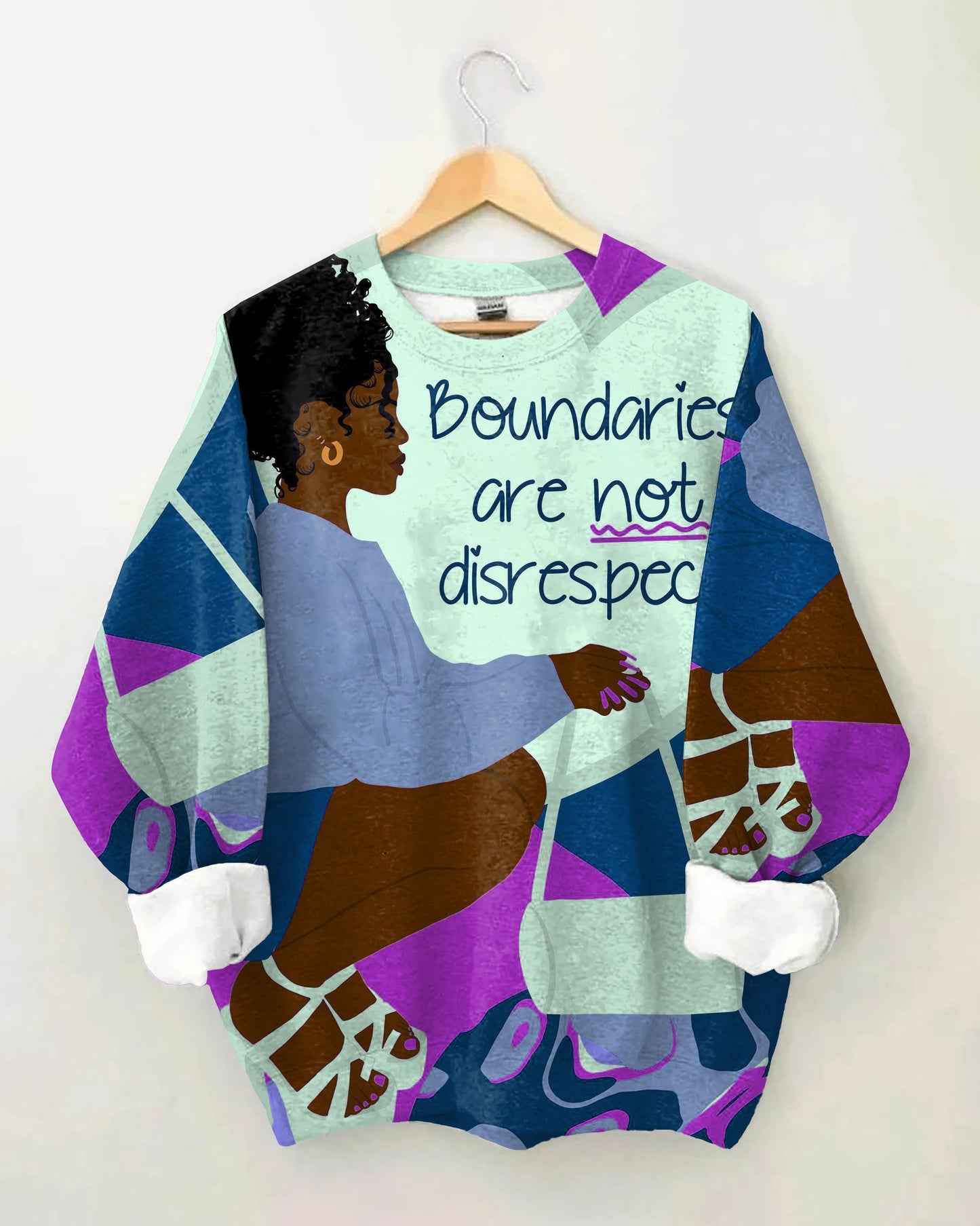 Brown Women Fashion Print Sweatshirt