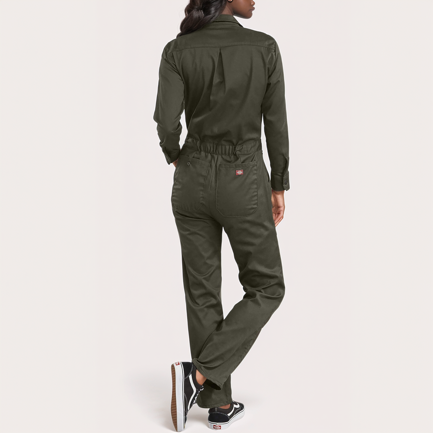 Womens Long sleeve cotton twill coverall