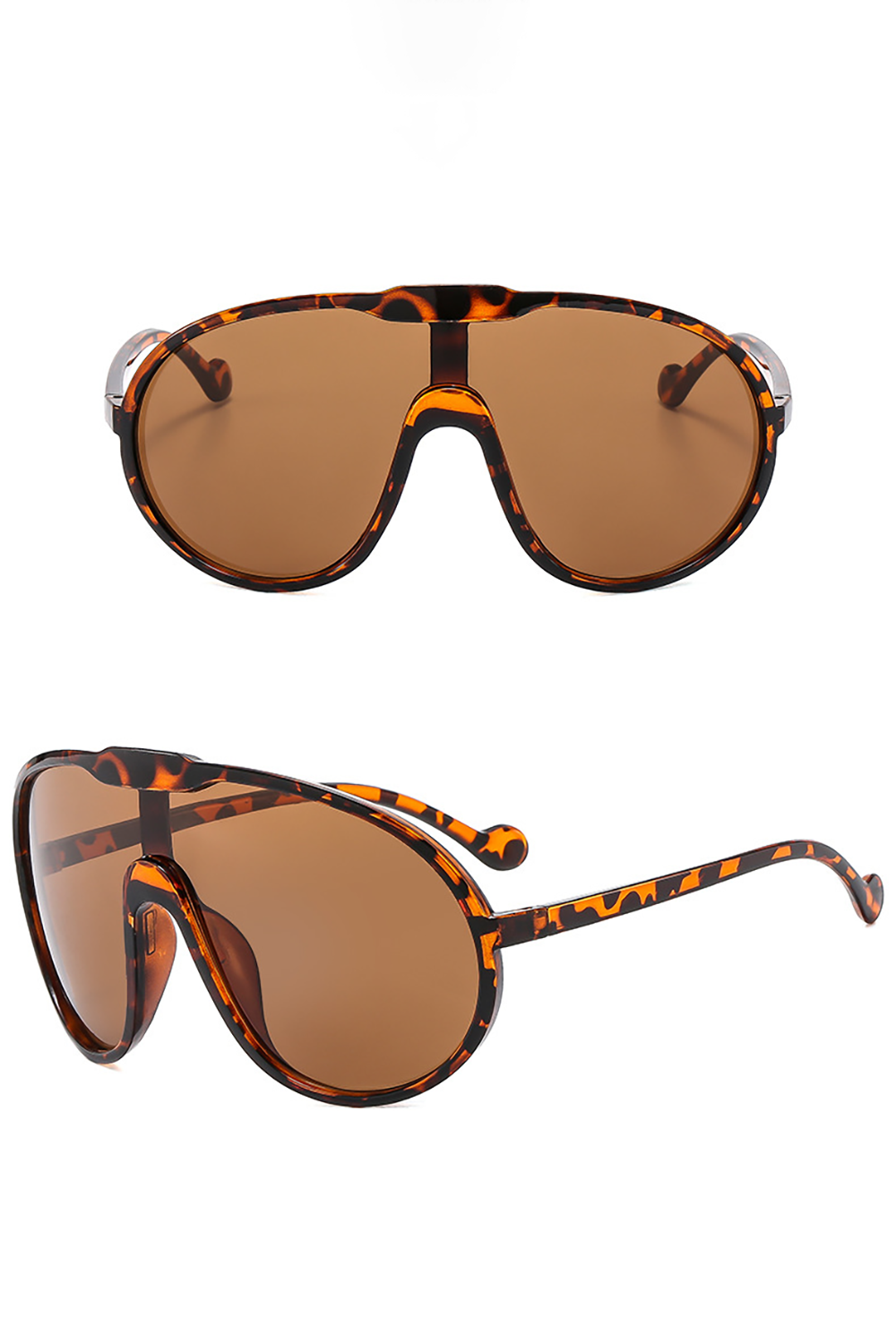 Yellow Lens Oversized Frame Outdoor Sunglasses