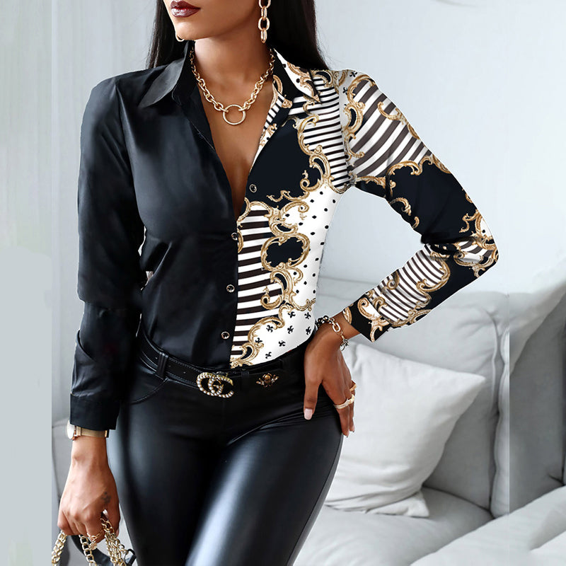 Julia Fashion - Women Fashion Shirt Lady Long Sleeve Blouse