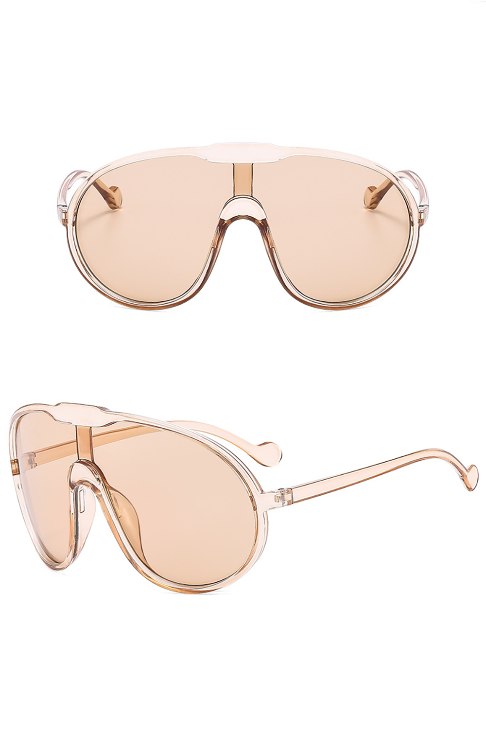 Yellow Lens Oversized Frame Outdoor Sunglasses