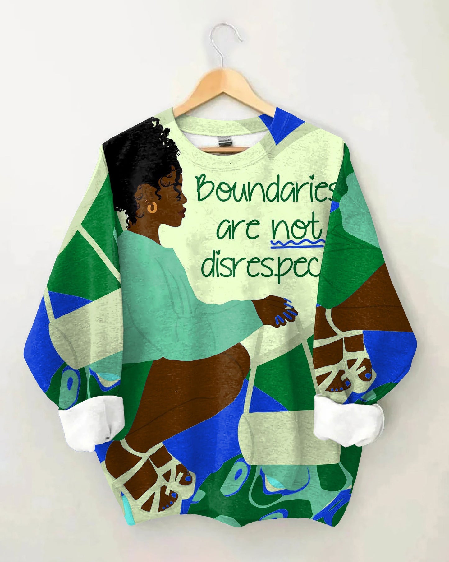 Brown Women Fashion Print Sweatshirt