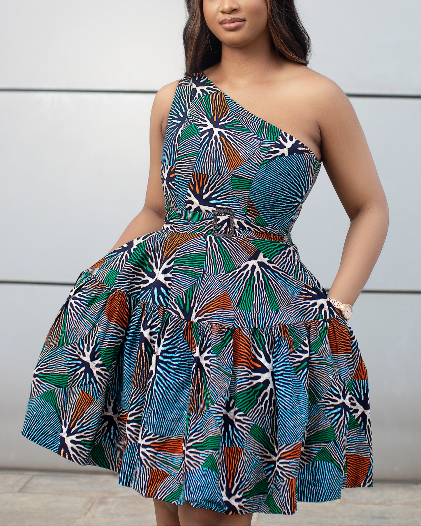 Women's Casual Print Sleeveless Mini Dress