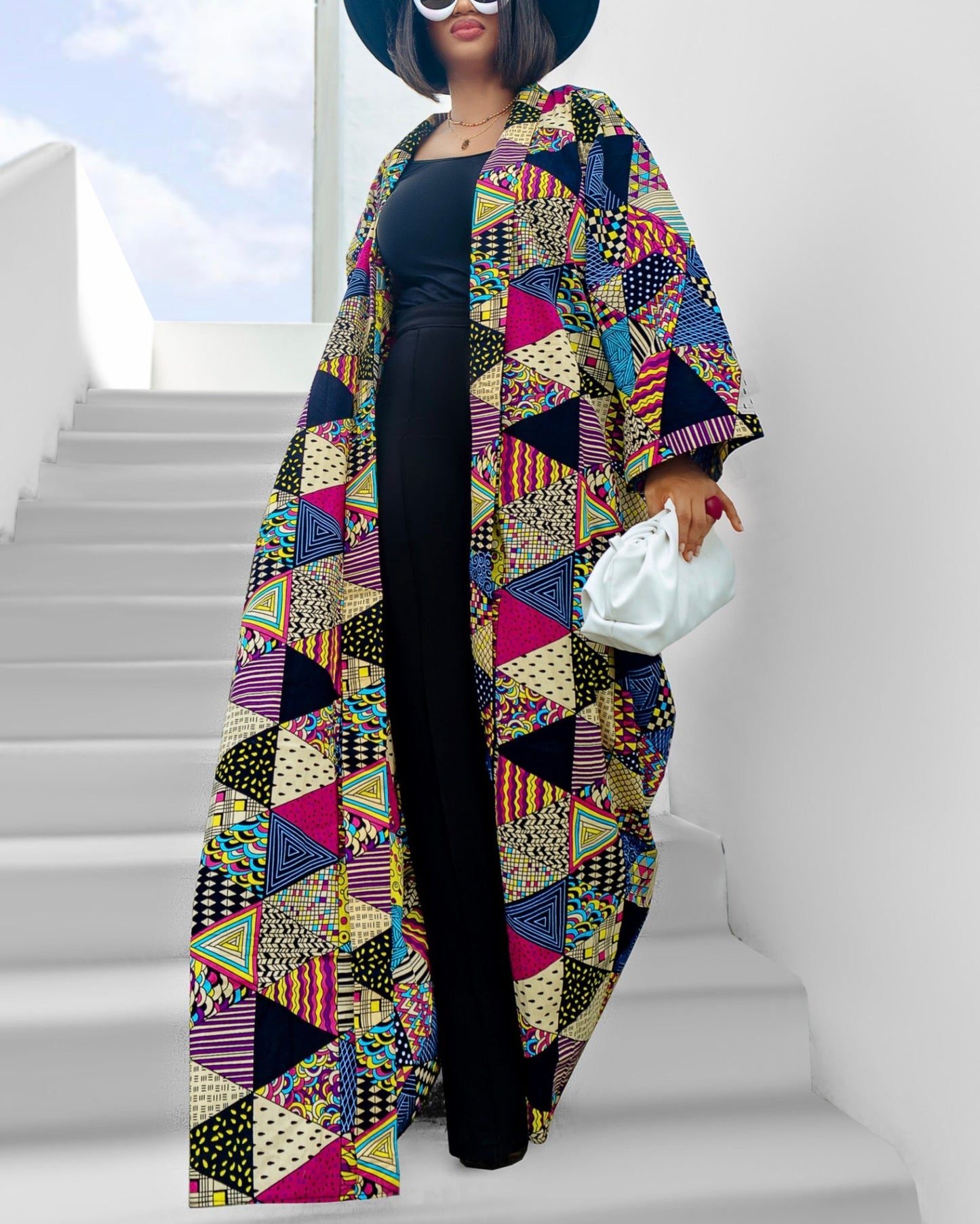 Women's Casual Print Kimono