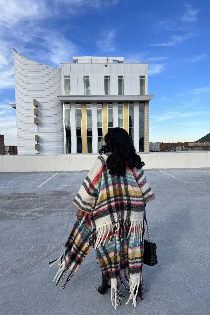 Rich Auntie Winter Open Front Long Kimono