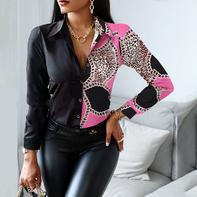 Julia Fashion - Women Fashion Shirt Lady Long Sleeve Blouse