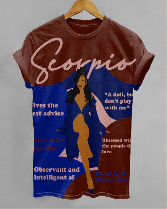 Scorpio Girly Season Unisex Short Sleeve Tshirt