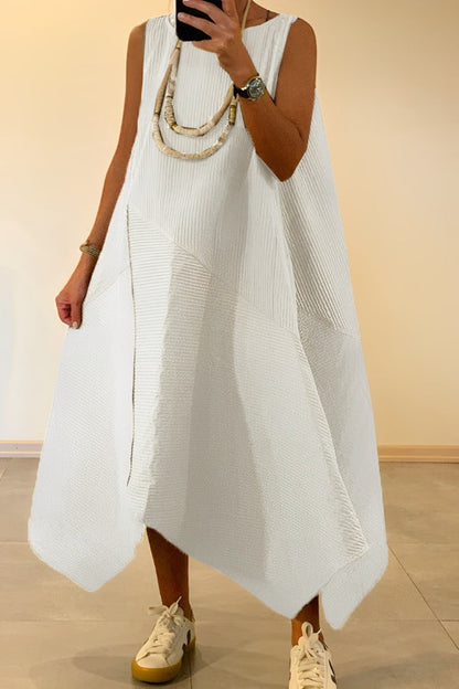 Casual Loose Irregular Hem Dress