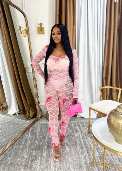 Women's Sexy Lace Jumpsuit