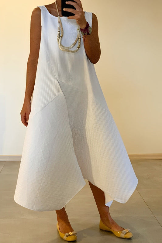 Casual Loose Irregular Hem Dress