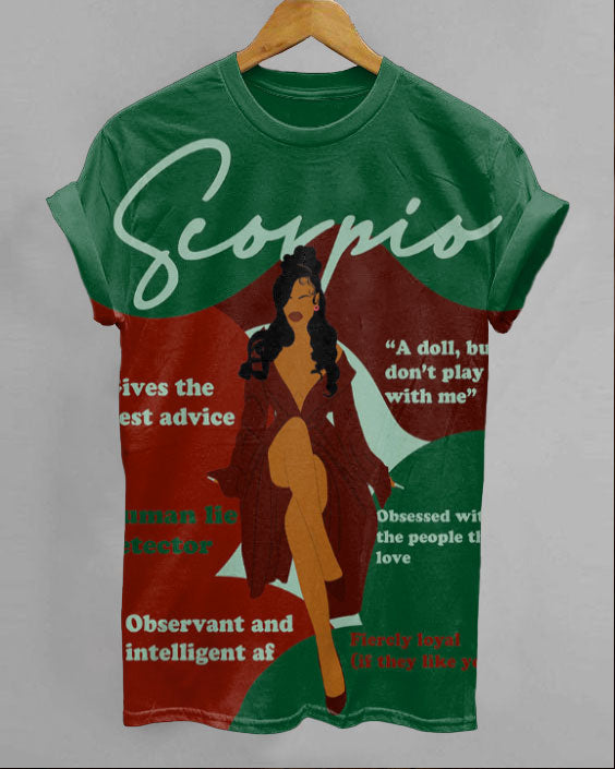 Scorpio Girly Season Unisex Short Sleeve Tshirt