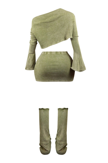Knitted 3 piece set