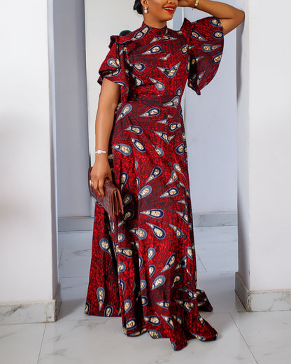 Women's Casual Print Maxi Dress