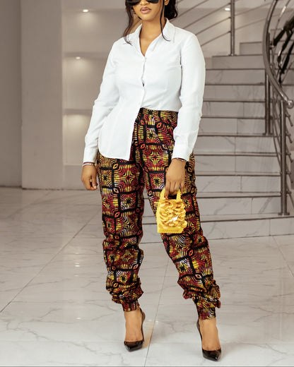Women's Casual Print Jogger Pants