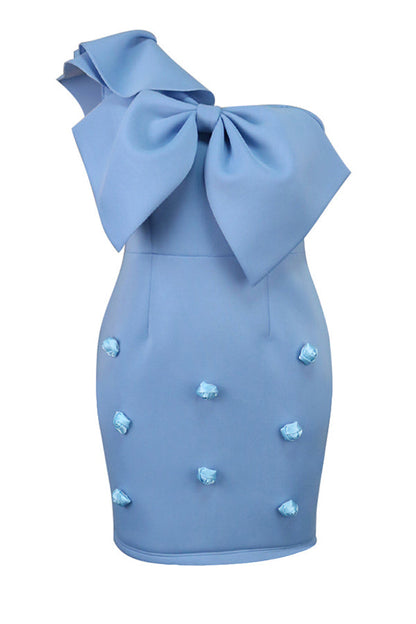 Party Bow Tie Off Shoulder Dress