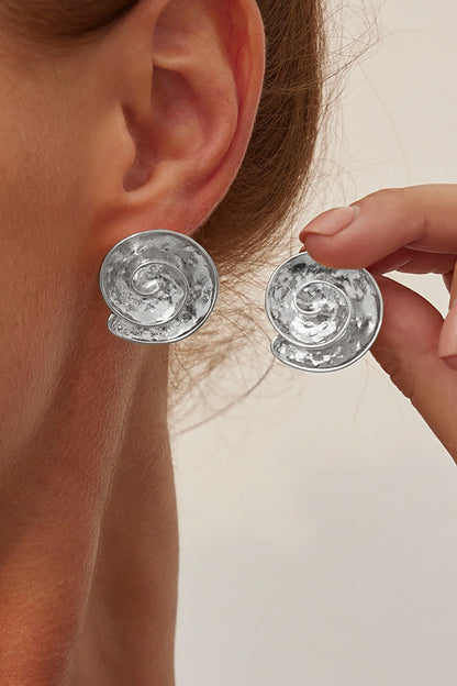 Alloy Starfish Design Vacation Oversize Stud Earrings