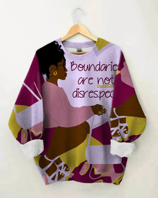 Brown Women Fashion Print Sweatshirt